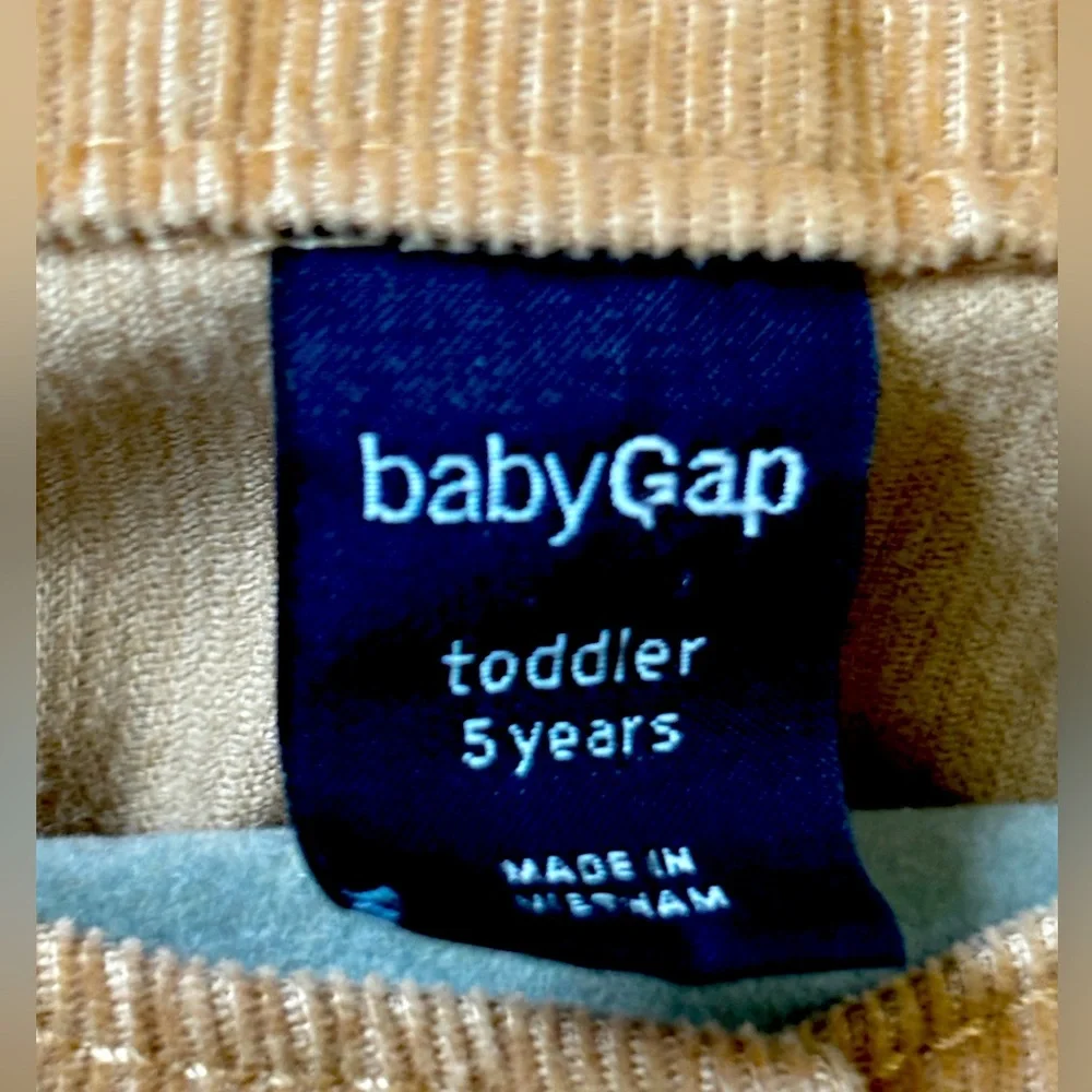 GAP Baby Gap  NWOT tan corduroy dress 5
